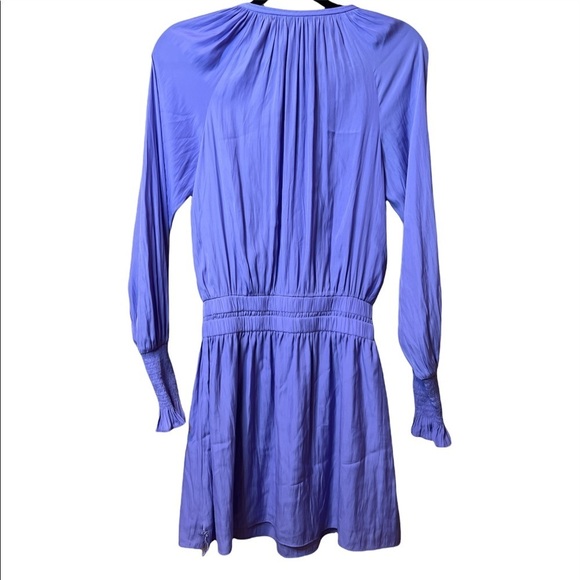 Ramy Brook Lilac with Tag Brin Tassel Tie Neck Dress XS - Picture 4 of 6